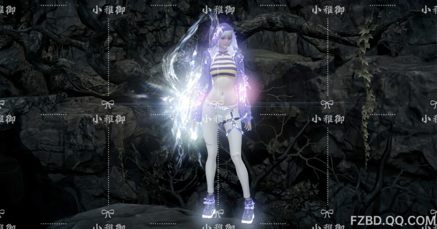 《命运方舟》通用女KDA积分套染色方案一览 行走的LED灯