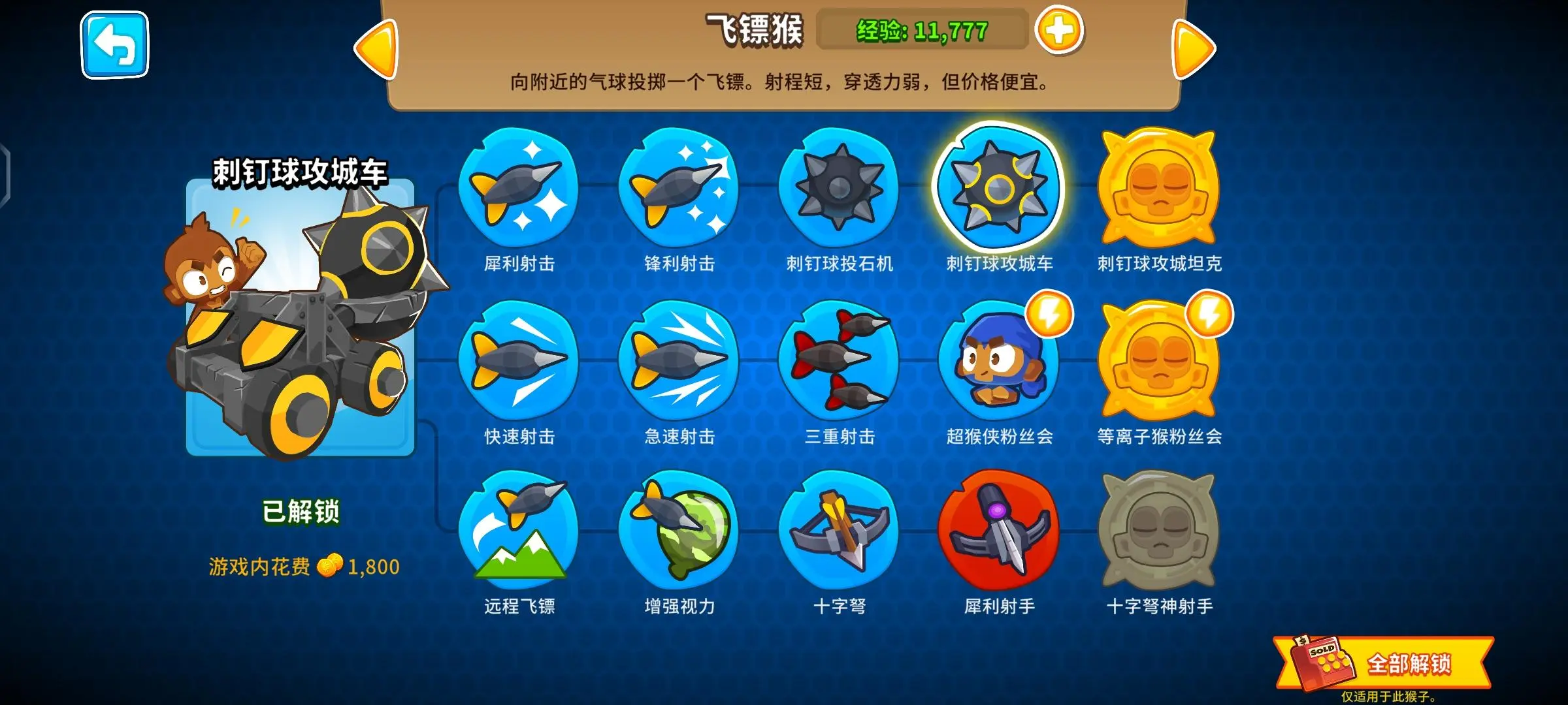 《气球塔防6》初级猴前期怎样升级最有性价比?