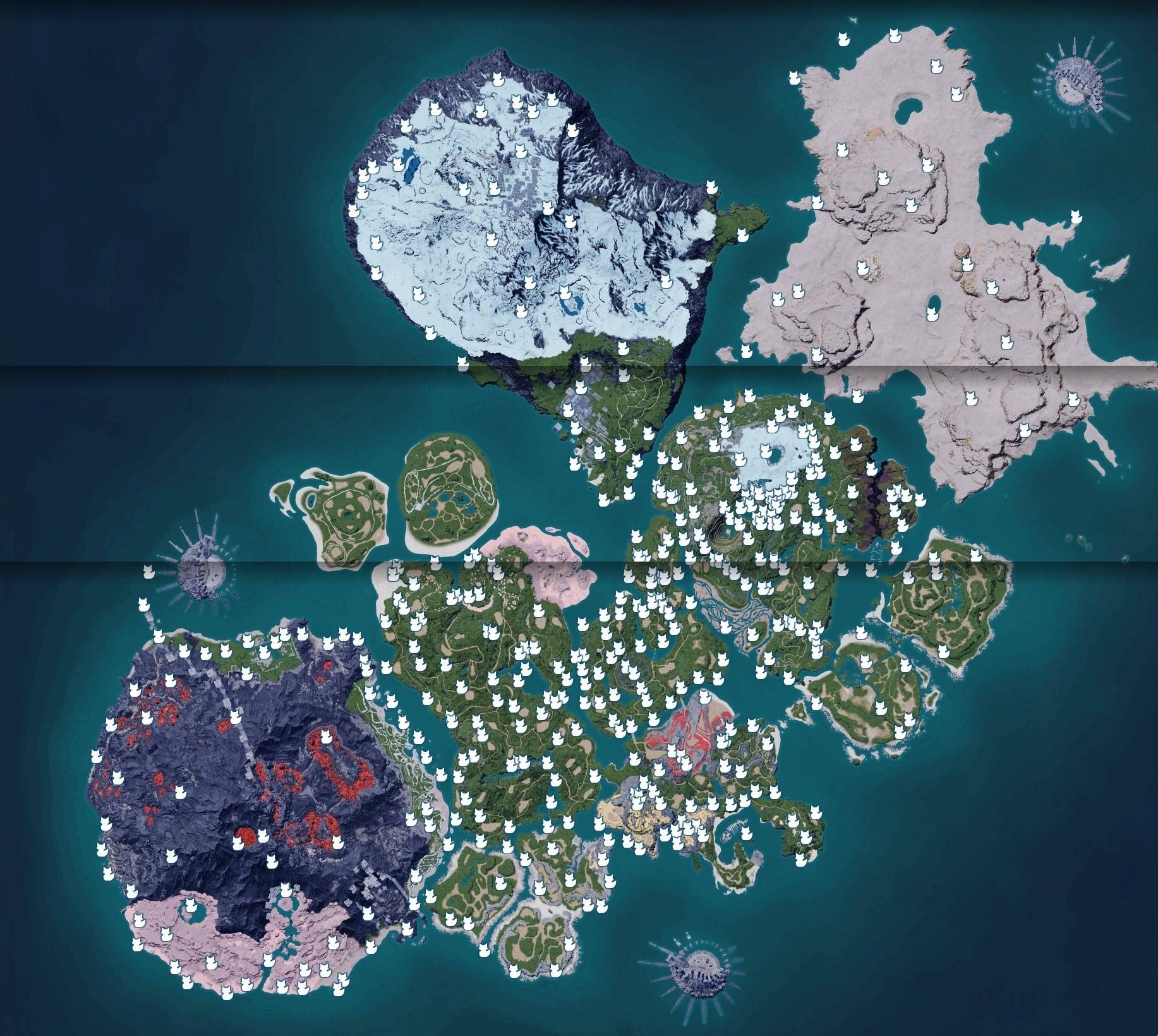 《幻兽帕鲁》“翠叶鼠”雕像在哪?翠叶鼠雕像位置地图