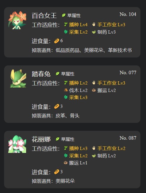 《幻兽帕鲁》工作机制讲解及帕鲁推荐,手工帕鲁选谁?