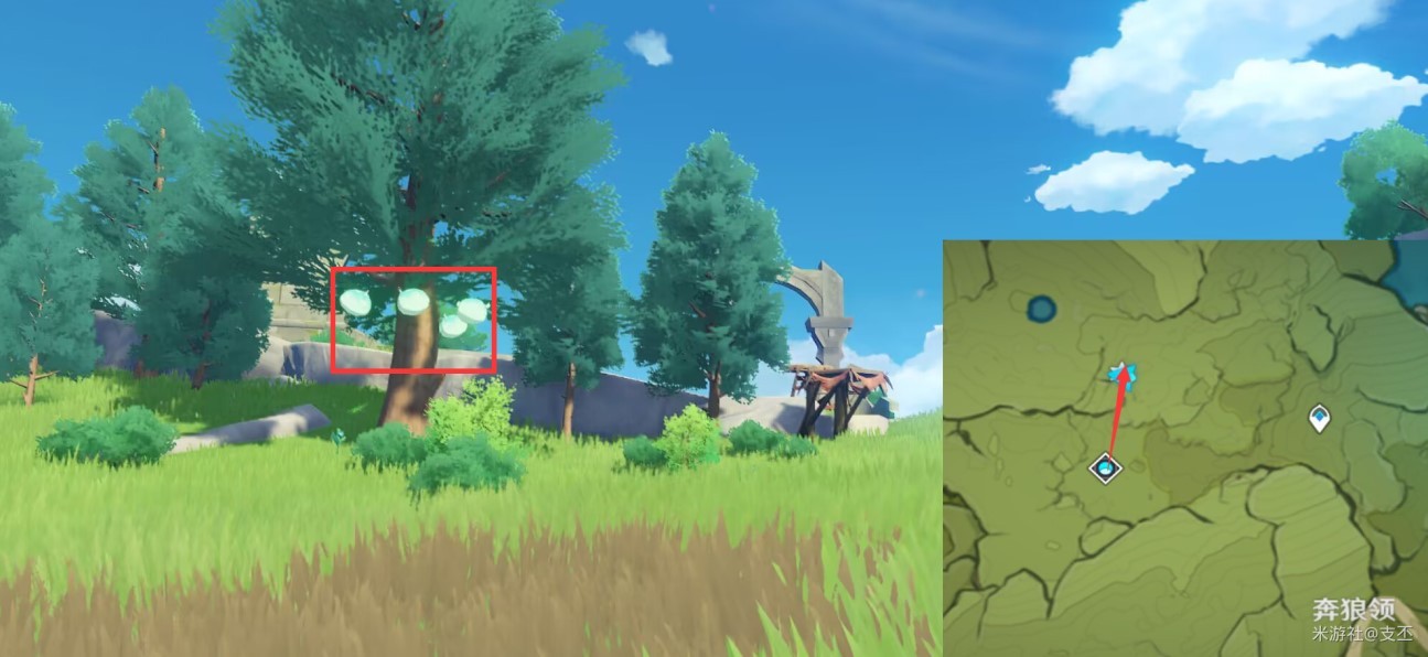 《原神》蒙德风史莱姆在哪?蒙德风史莱姆位置分享