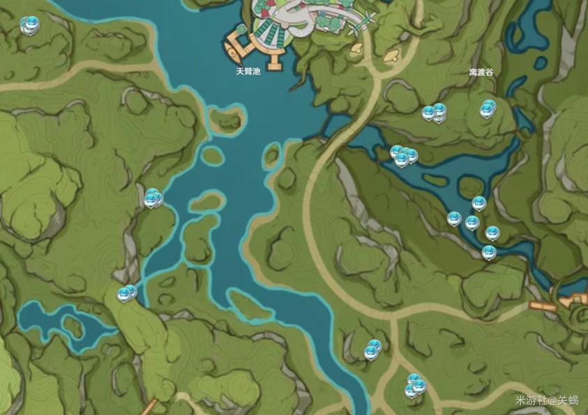 《原神》“纳西妲”养成指南，劫波莲采集和覃兽分布位置