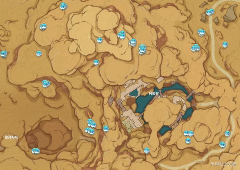 《原神》“纳西妲”养成指南，劫波莲采集和覃兽分布位置