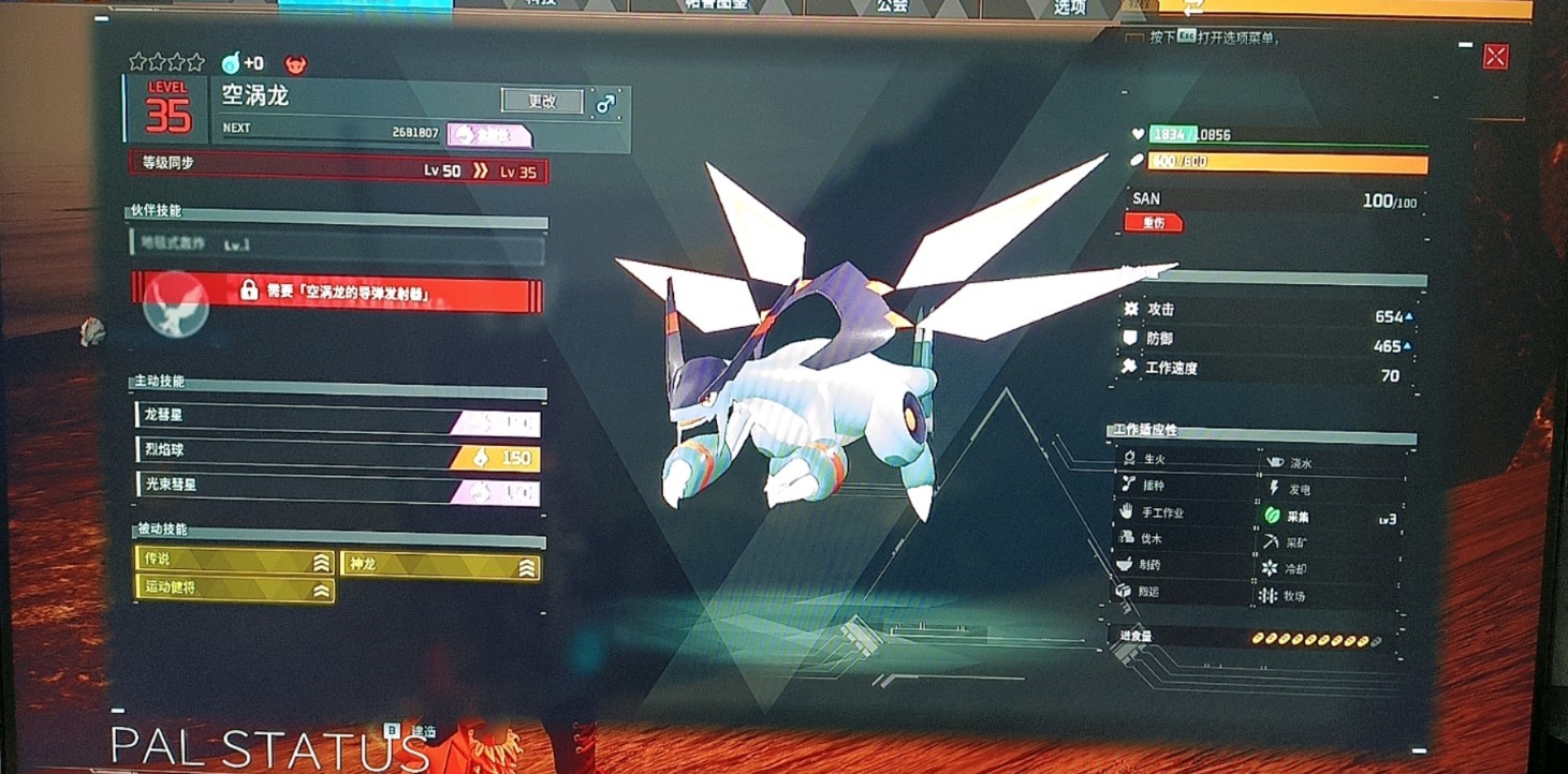 《幻兽帕鲁》怎么越级抓“空涡龙”?无伤越级抓空涡龙方法