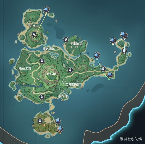 《原神》海灵芝采集路线 八重神子培养攻略
