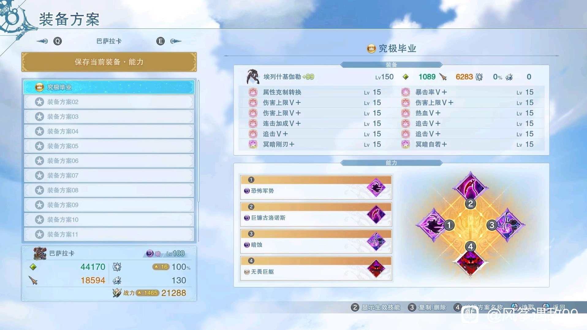 《碧蓝幻想Relink》“巴萨拉卡”毕业因子怎么搭配?巴萨拉卡毕业装备因子分享