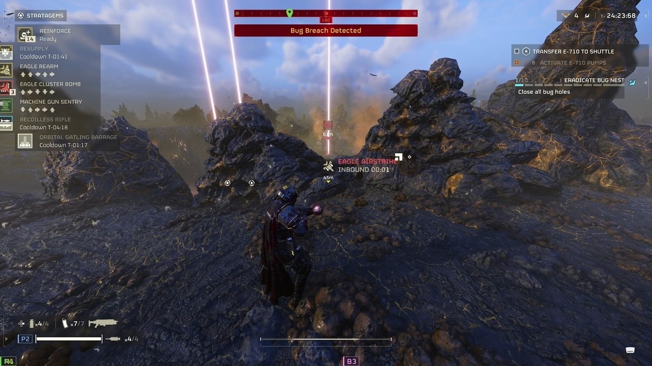 《地狱潜者2》前期战略配备推荐 前期好用配装介绍