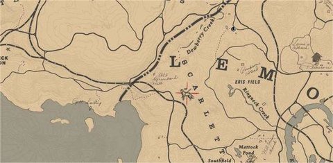 荒野大镖客2传说动物位置图一览,大镖客所有传奇动物地点