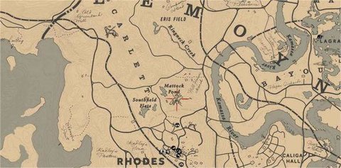 荒野大镖客2传说动物位置图一览,大镖客所有传奇动物地点