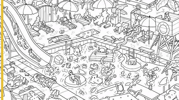 涂色与寻物元素的游戏《寻物大师:这里没有小恐龙》游戏介绍