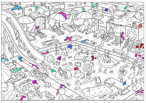 涂色与寻物元素的游戏《寻物大师:这里没有小恐龙》游戏介绍