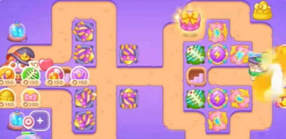 《保卫萝卜4》阿波与魔法宝藏104关过关攻略