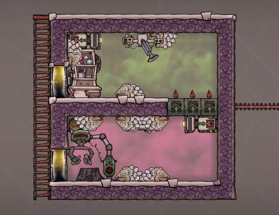 《缺氧》“壁虎养殖”模块布局推荐