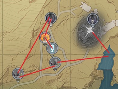 《鸣潮》Cost3共鸣套刷取路线分享