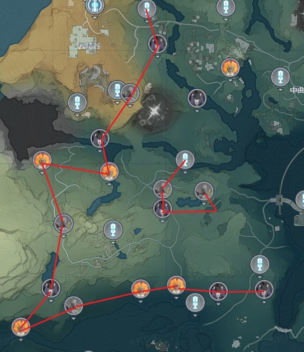 《鸣潮》Cost3共鸣套刷取路线分享