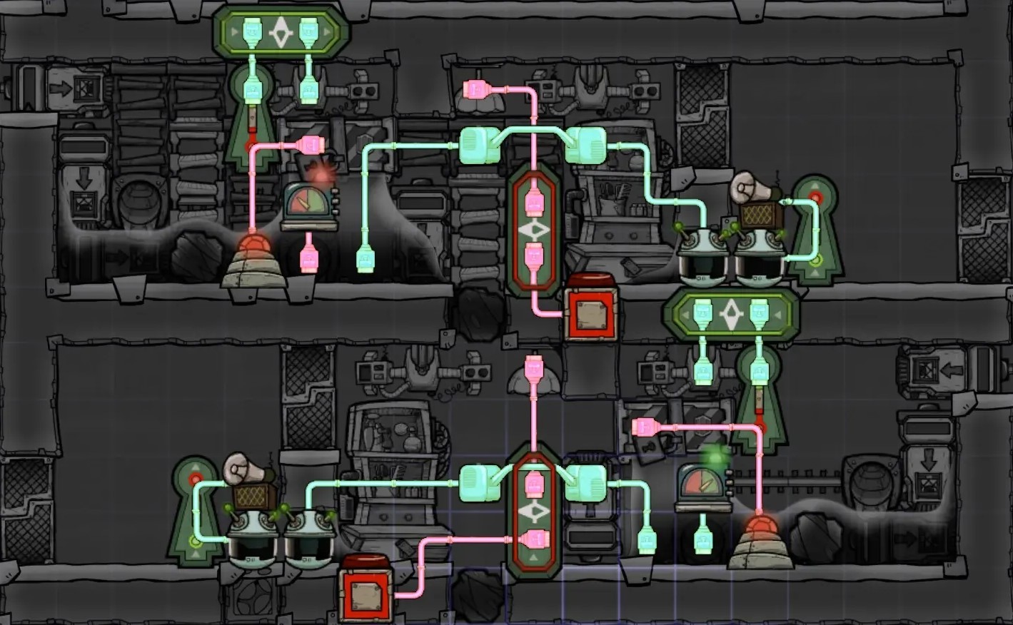 《缺氧》“松鼠产泥土”模块搭建方法