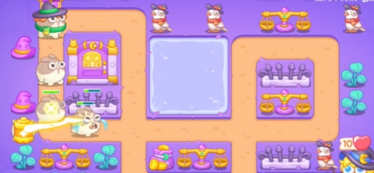 《保卫萝卜4》阿波与魔法宝藏114关通关方法