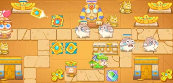 《保卫萝卜4法老归来》第8关通关图文攻略