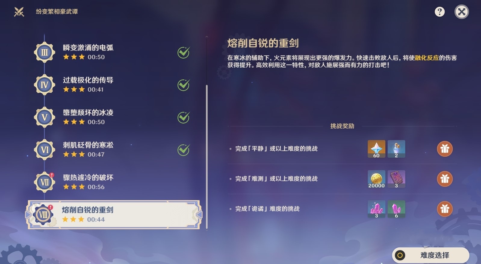 《原神》4.7“纷变繁相豪武谭”全关卡满奖励攻略 纷变繁相豪武谭阵容推荐