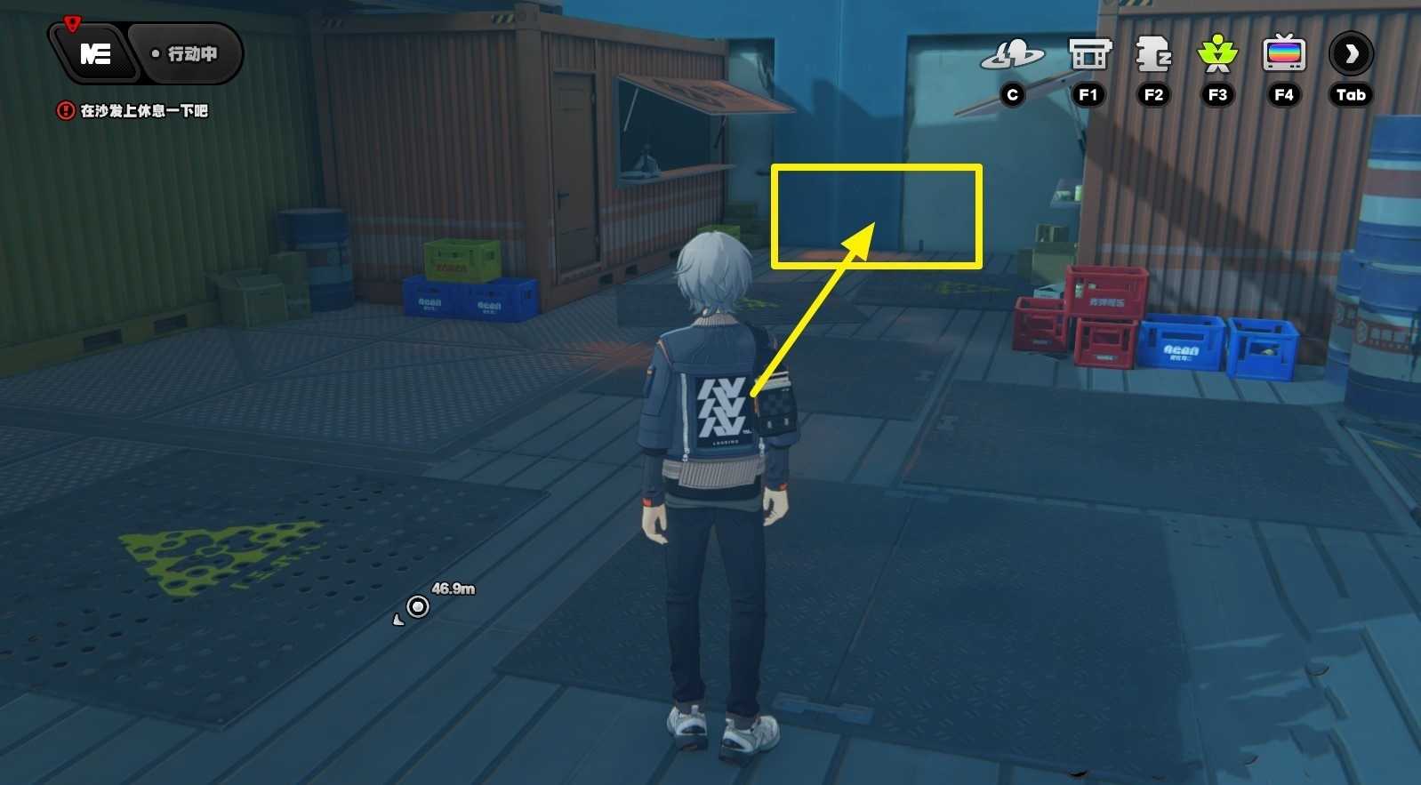 《绝区零》“黑雁工地旧址”小卡格车位置,工地宝箱在哪