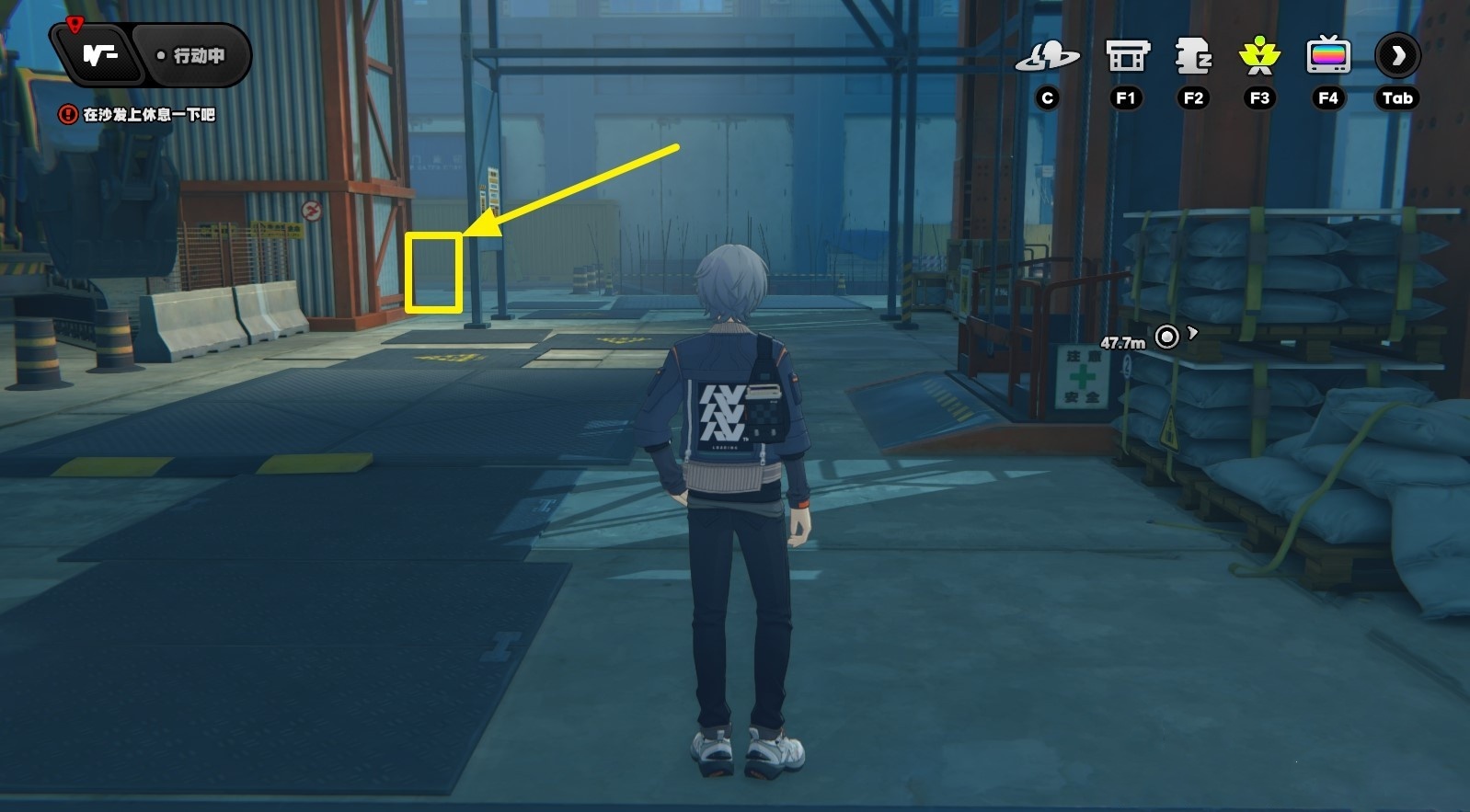 《绝区零》“黑雁工地旧址”小卡格车位置,工地宝箱在哪