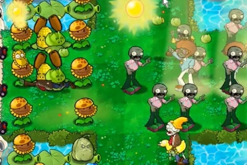 《植物大战僵尸》杂交版冒险模式54过关方法