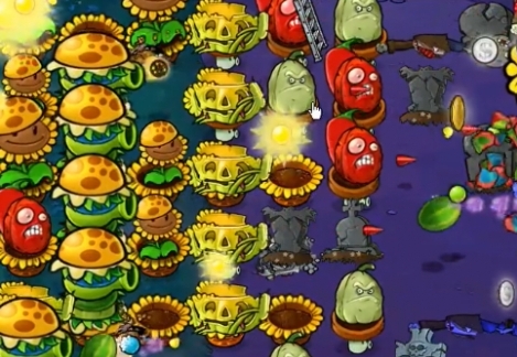 《植物大战僵尸》杂交版冒险模式58过关详解