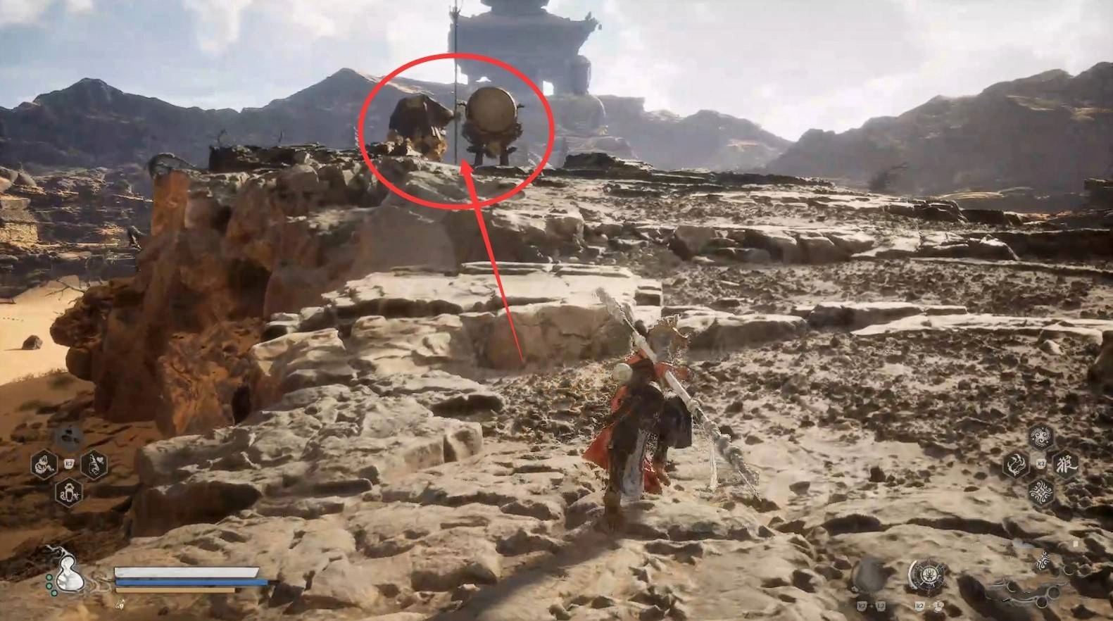 《黑神话悟空》第二章隐藏地图“隐斯哈里国”开启方法,隐斯哈里国怎么进