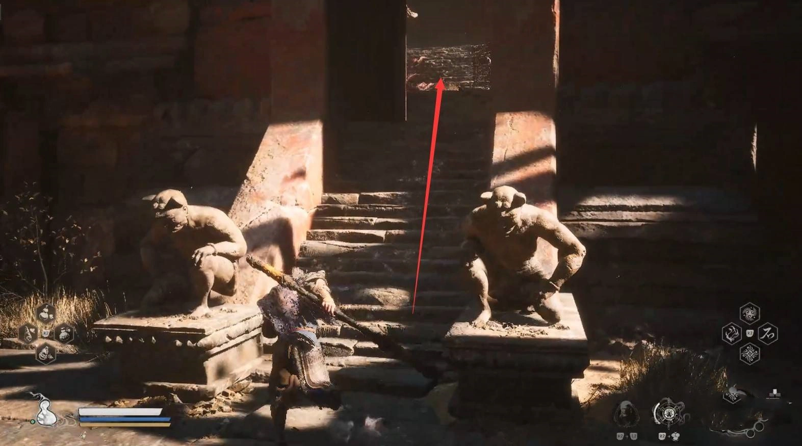 《黑神话悟空》第二章隐藏地图“隐斯哈里国”开启方法,隐斯哈里国怎么进