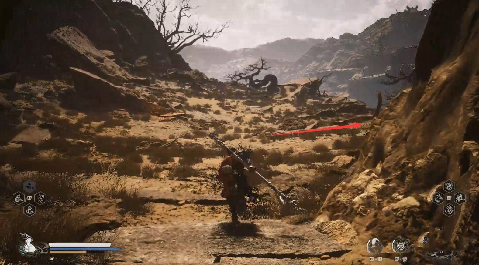 《黑神话悟空》第二章隐藏地图“隐斯哈里国”开启方法,隐斯哈里国怎么进