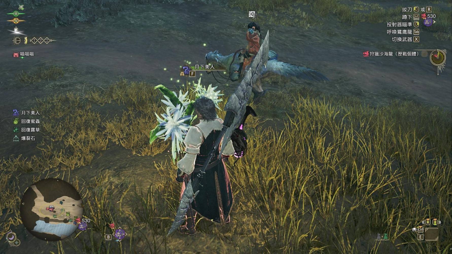 《怪物猎人荒野》“一夜花的月华粉”获取方法,一夜花的月华粉怎么获得