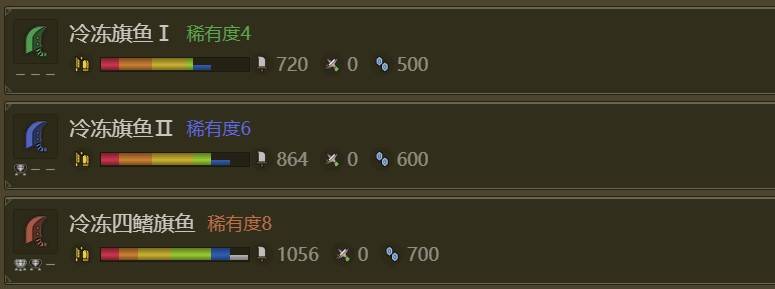 《怪物猎人荒野》“大王旗鱼”大剑衍生图鉴，大王旗鱼大剑数据一览