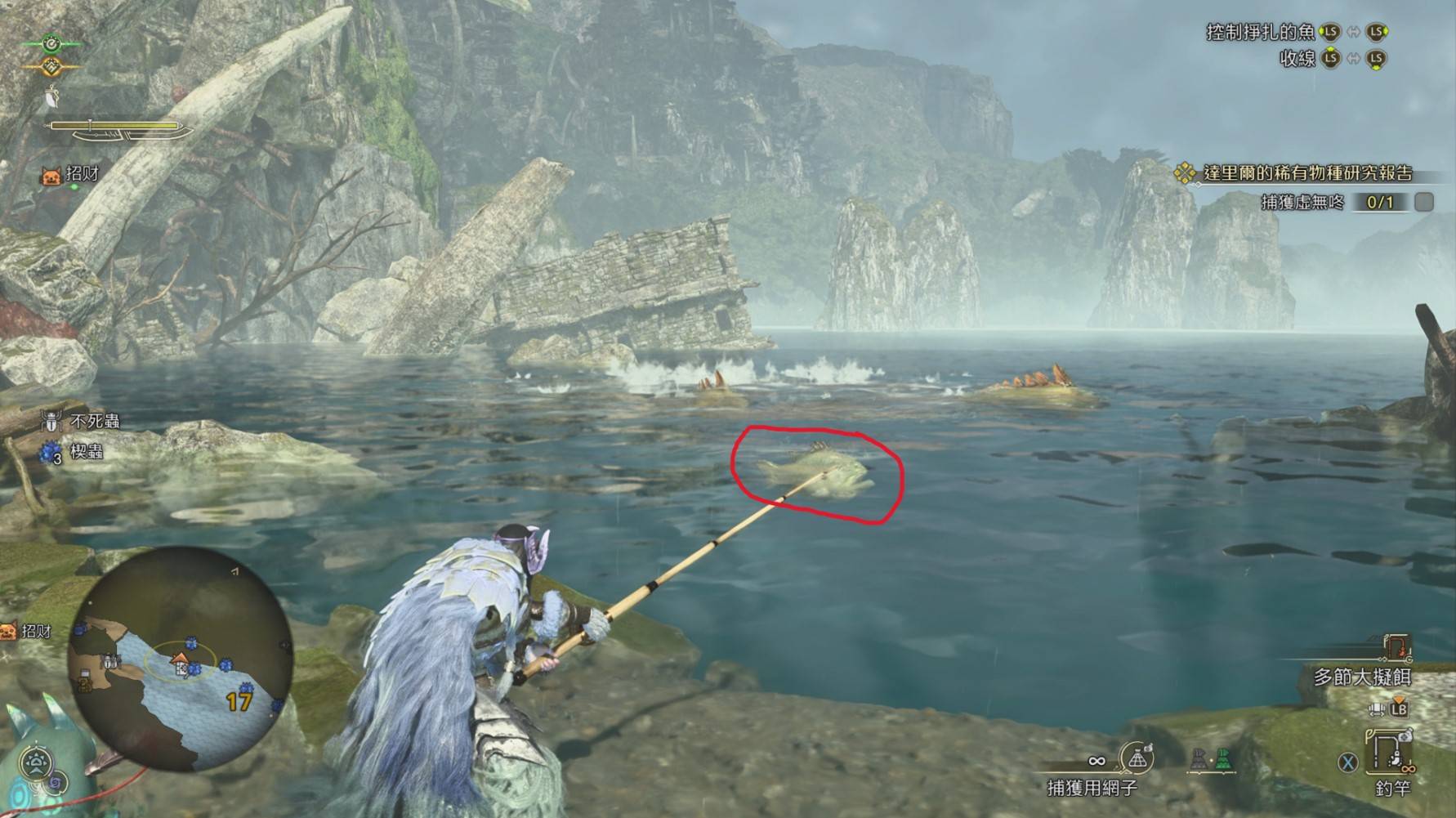 《怪物猎人荒野》“大型鱼类垂钓”攻略,五种大鱼稳定钓法分享