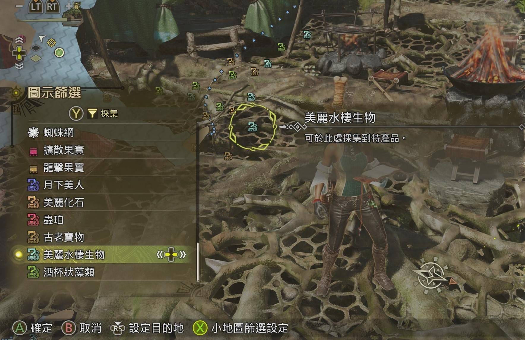 《怪物猎人荒野》各地图“特产”采集路线与营地搭建推荐