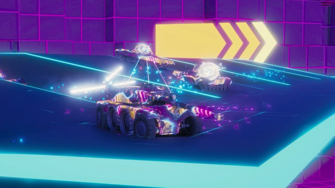 驾驶坦克全速狂飙《坦克世界》“霓虹竞速模式”已开启!