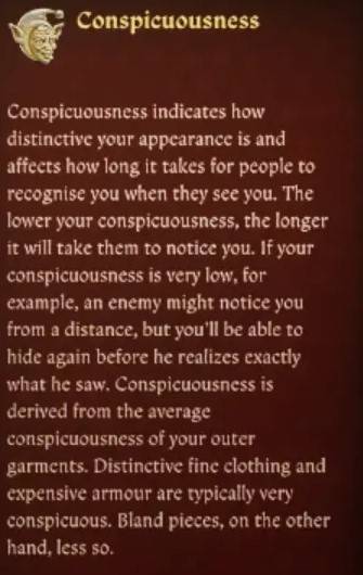 《天国拯救2》潜行相关属性详解