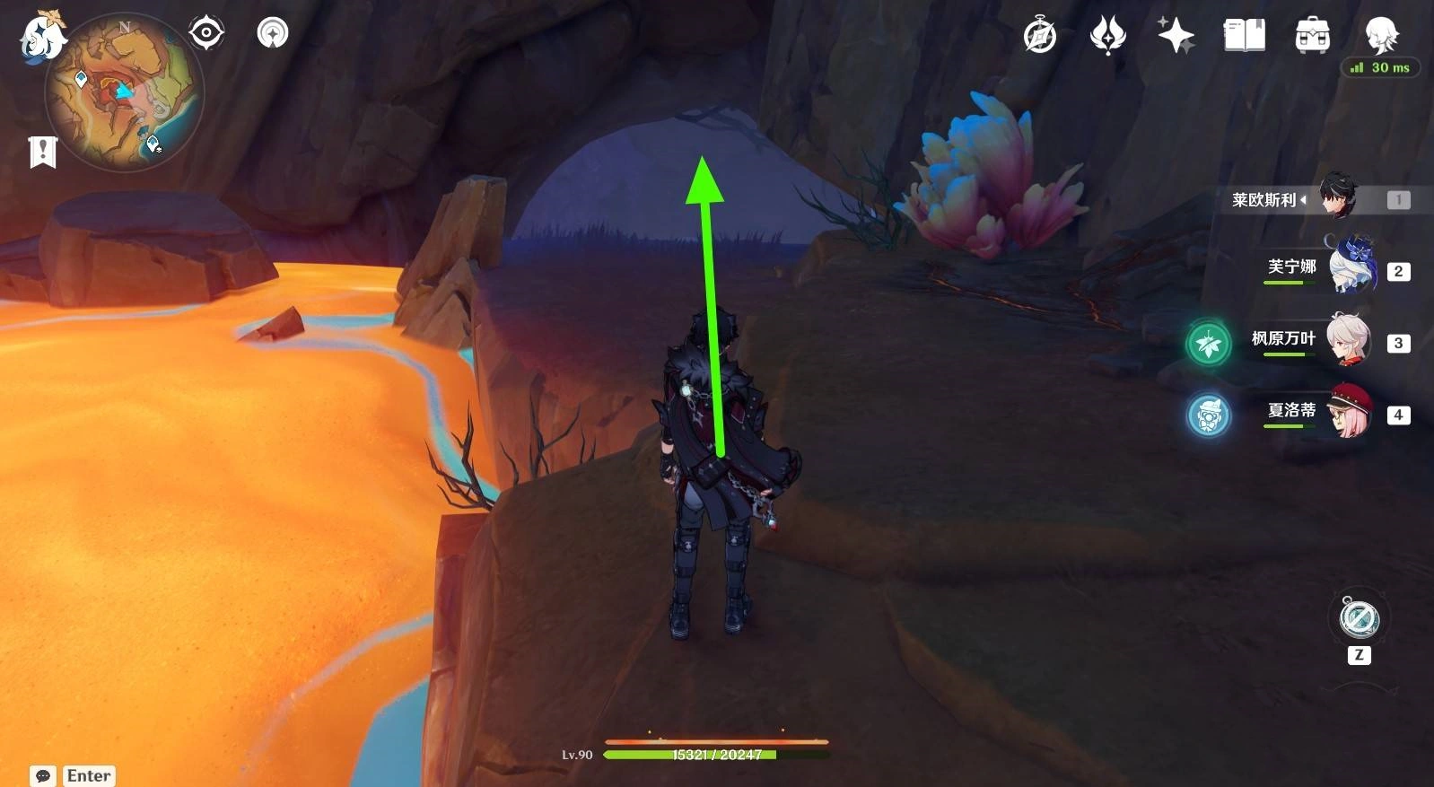 《原神》“沃陆之邦隐藏锚点”位置及前往路线,5.5隐藏锚点在哪