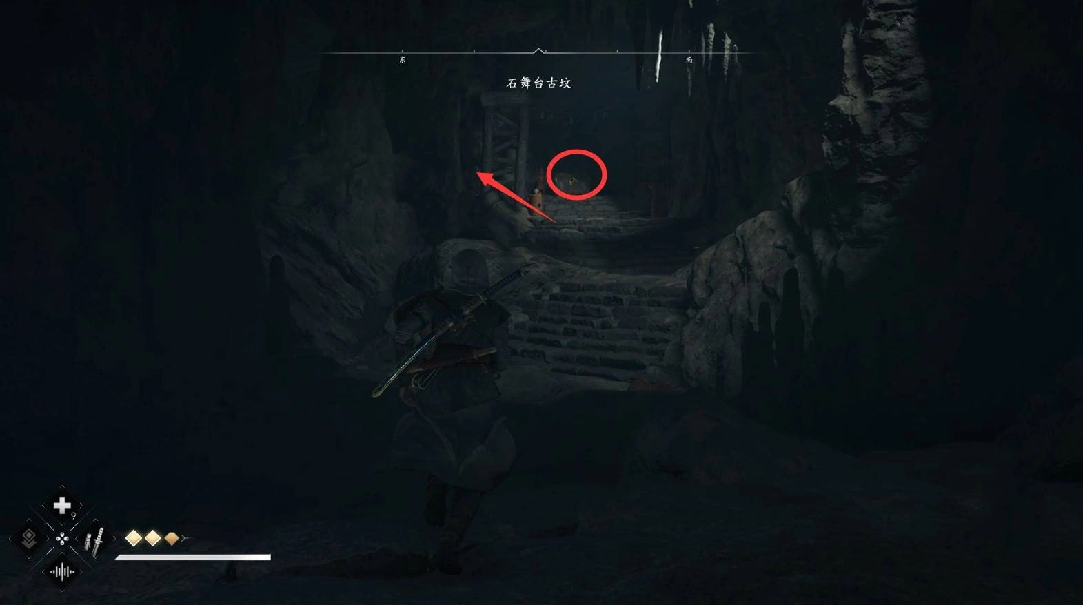 《刺客信条影》“石舞台古坟”位置与收集攻略,石舞台古坟在哪