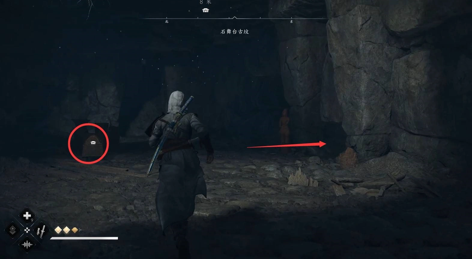 《刺客信条影》“石舞台古坟”位置与收集攻略,石舞台古坟在哪