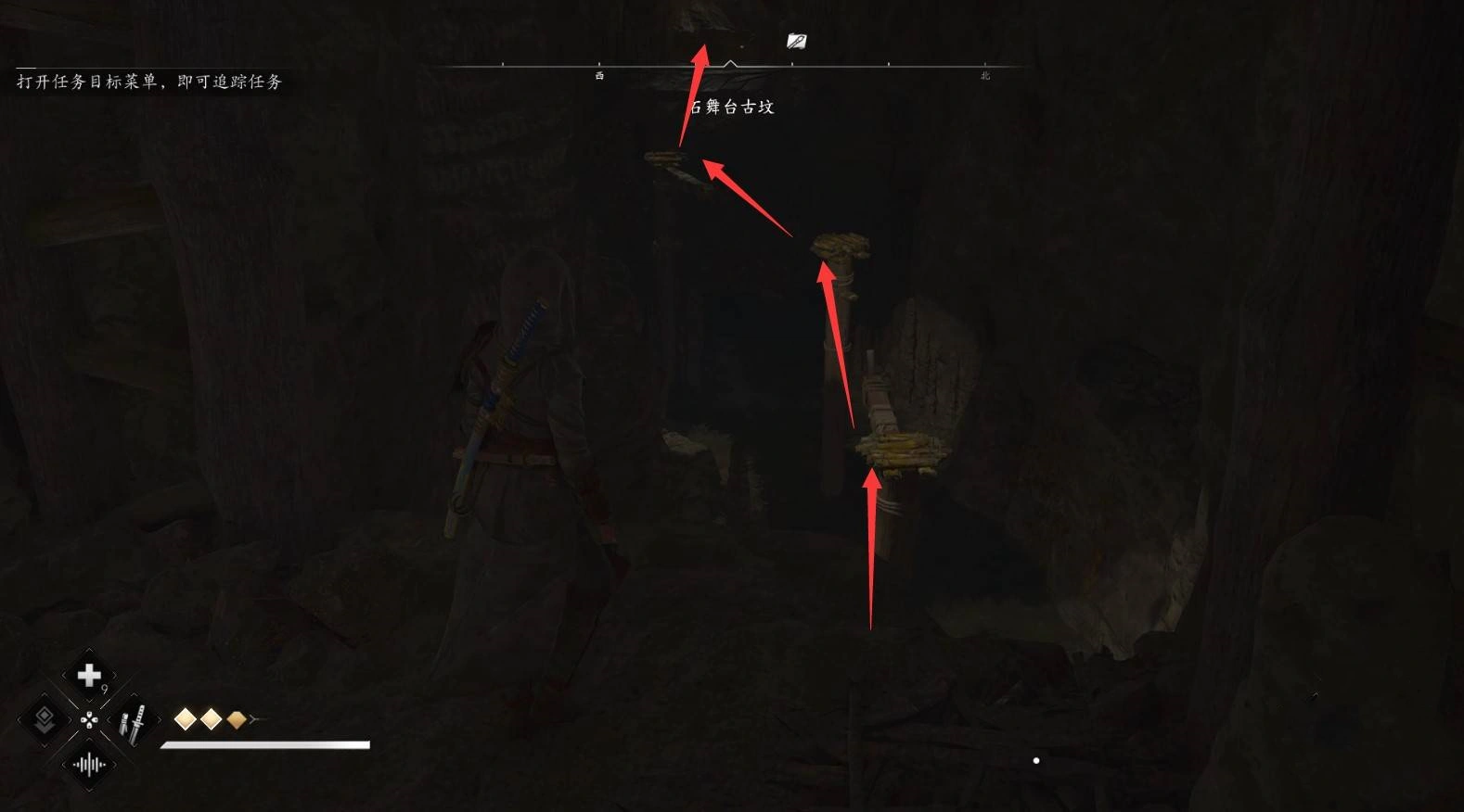 《刺客信条影》“石舞台古坟”位置与收集攻略,石舞台古坟在哪