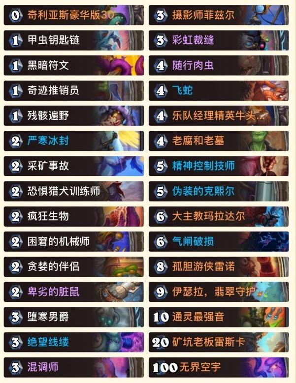 《炉石传说》“宇宙彩DK”卡组分享,宇宙彩DK怎么构筑